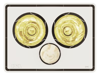 Tastic Eco Vivid 3 in 1 - Bathroom Heater, Exhaust Fan & Light