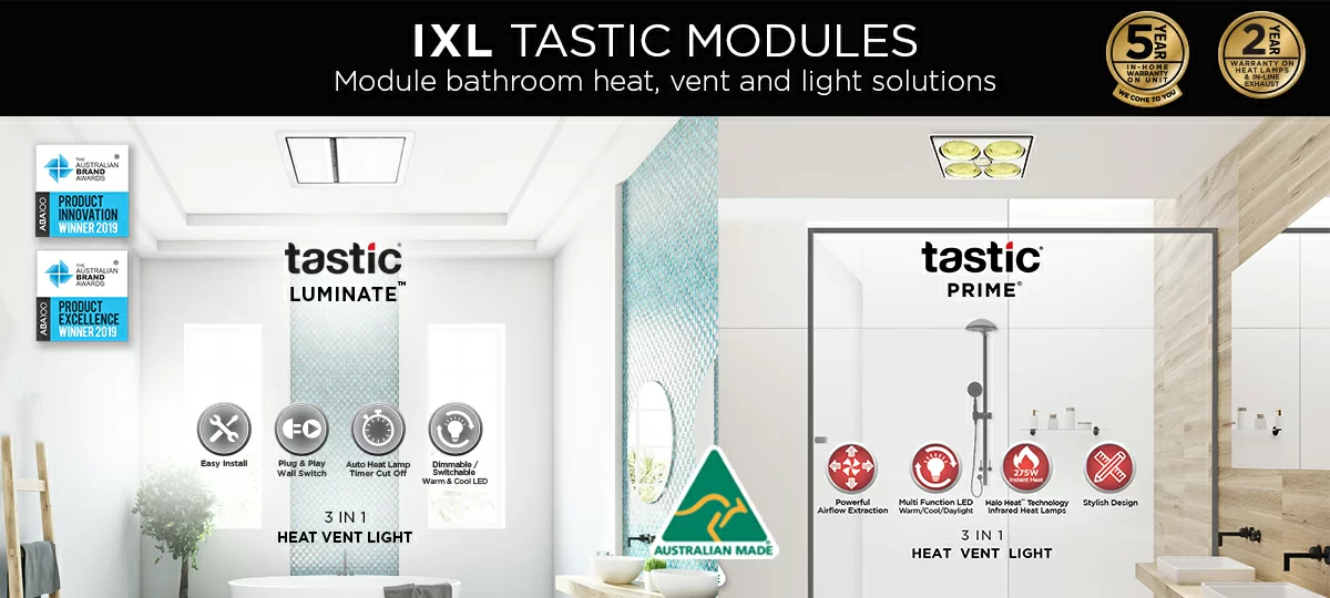 Tastics Bathroom Heaters, Fans & Lights
